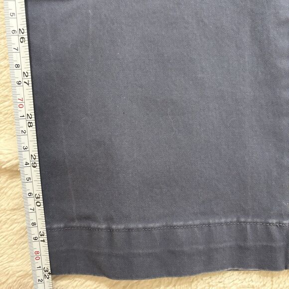 Gap Pants Chino Mens 33x32 Straight Fit Blue Performance Flat Front Khaki Casual - Picture 10 of 10